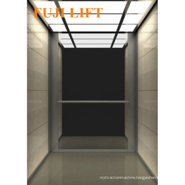 Etched Stainless Steel Mirror Residential Passenger Elevator